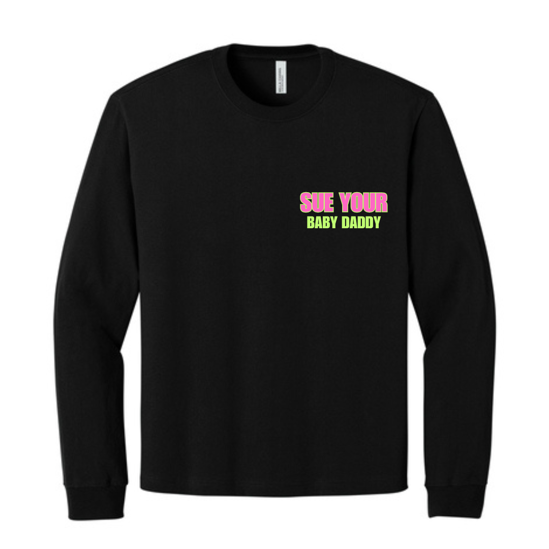 Sue Your Baby Daddy Lady Justice Tee