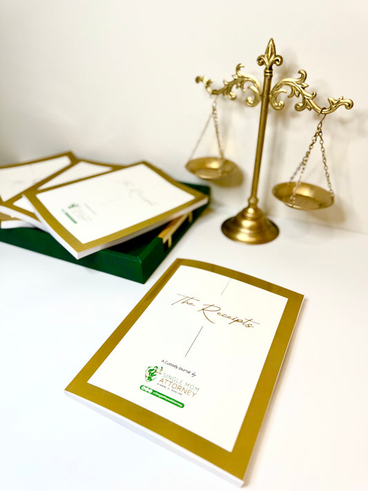 ON SALE 1st Edition - Custody Journal - "The Receipts"